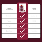 Beet Root Gummies Without the Sour Shot - Chewable Beet Root, Apple Cider Vinegar & Pomegranate with Folate & B12 image 9