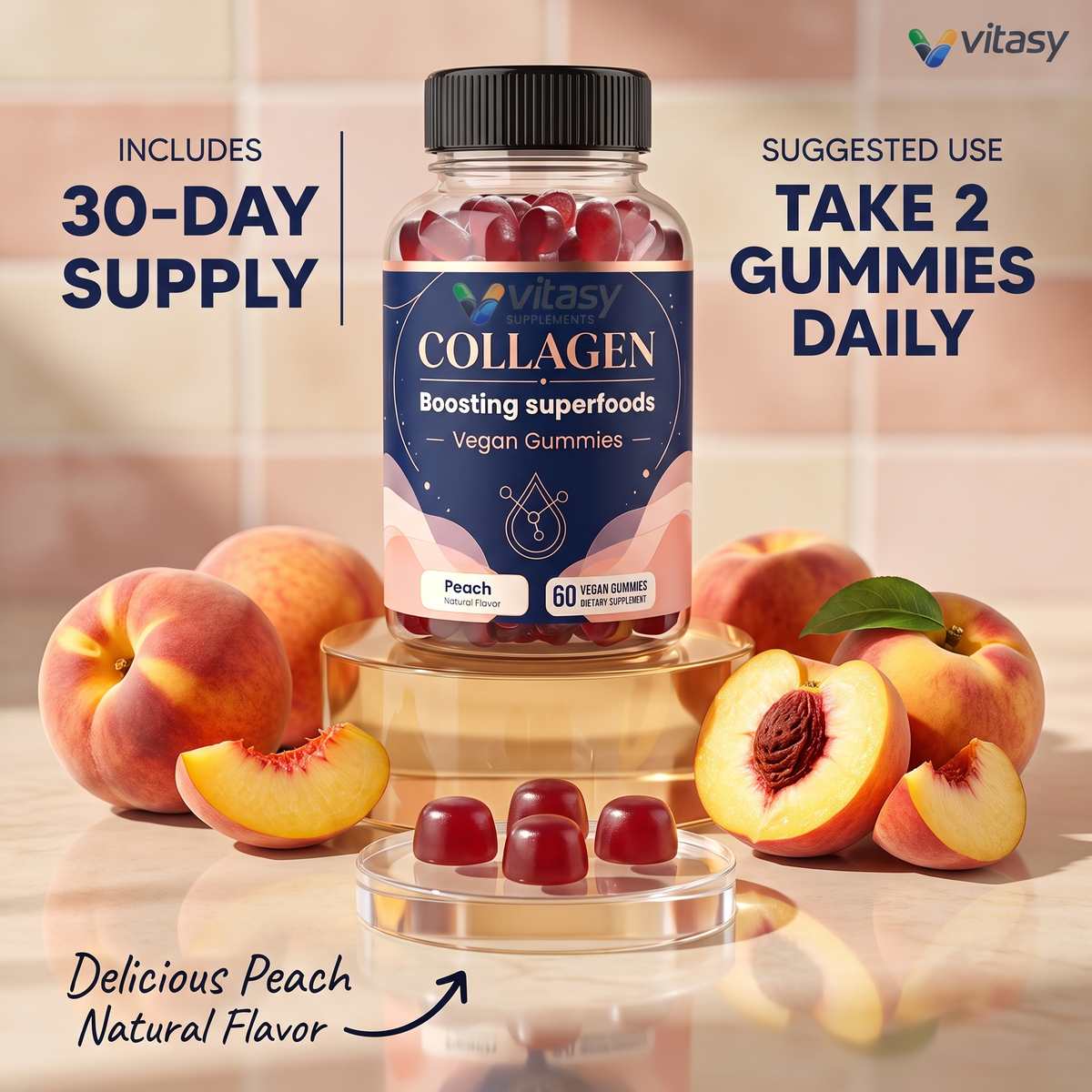 Collagen Gummies v7 - Suggested use and supply