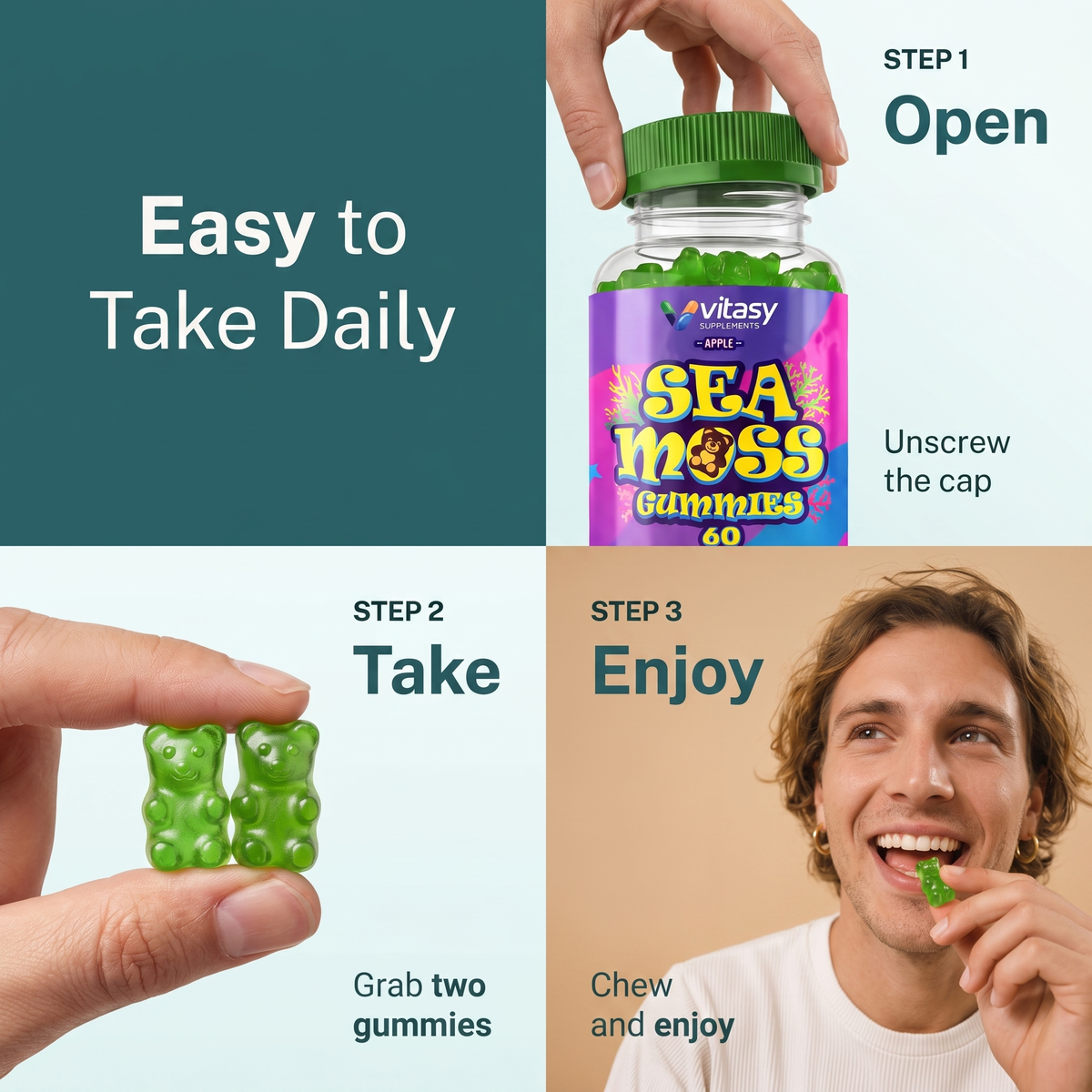Sea Moss Gummies v1 - 09 Easy To Take