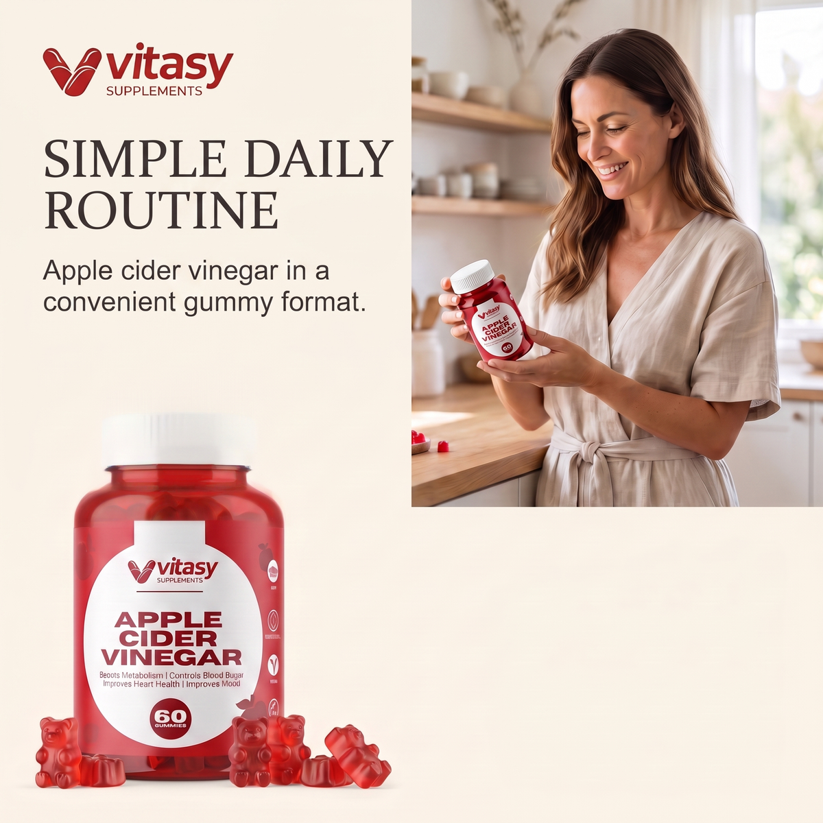 Apple cider vinegar Gummies v2 - Simple daily routine