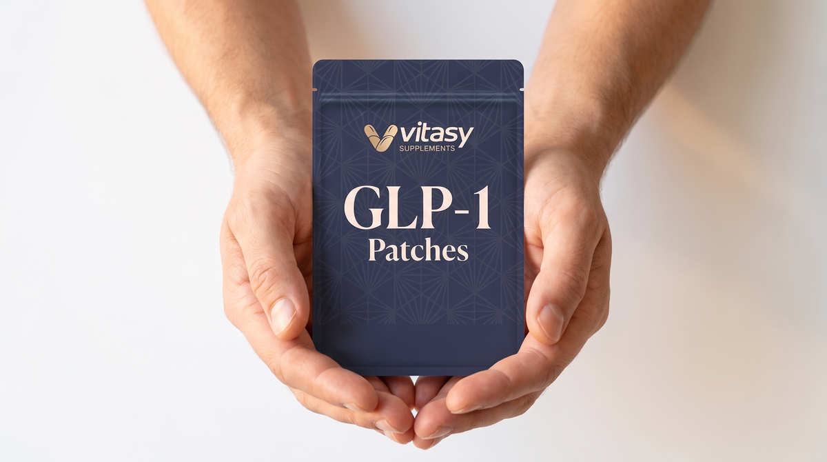 GLP-1 Patches v2 — Hand Held Lifestyle