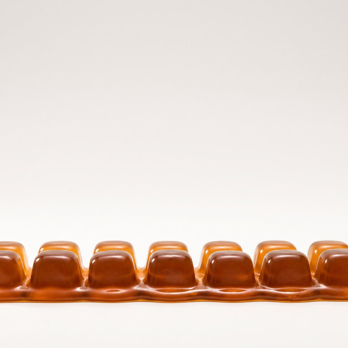 Melting amber gummies