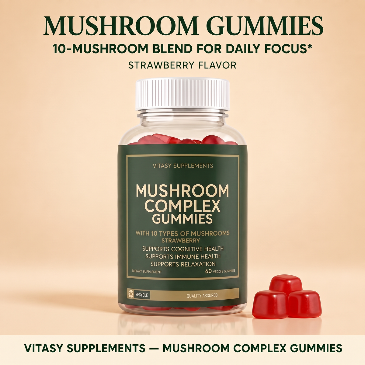 Mushroom Gummies v7 - 10-mushroom blend hero (brand style)