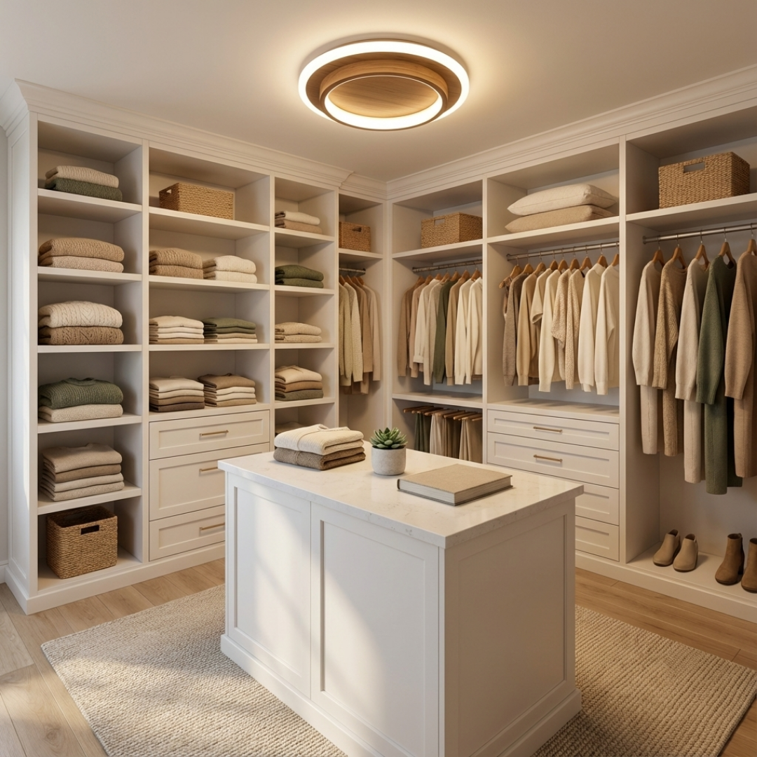 Ceiling Light | Dual Ring Integrated LED Source