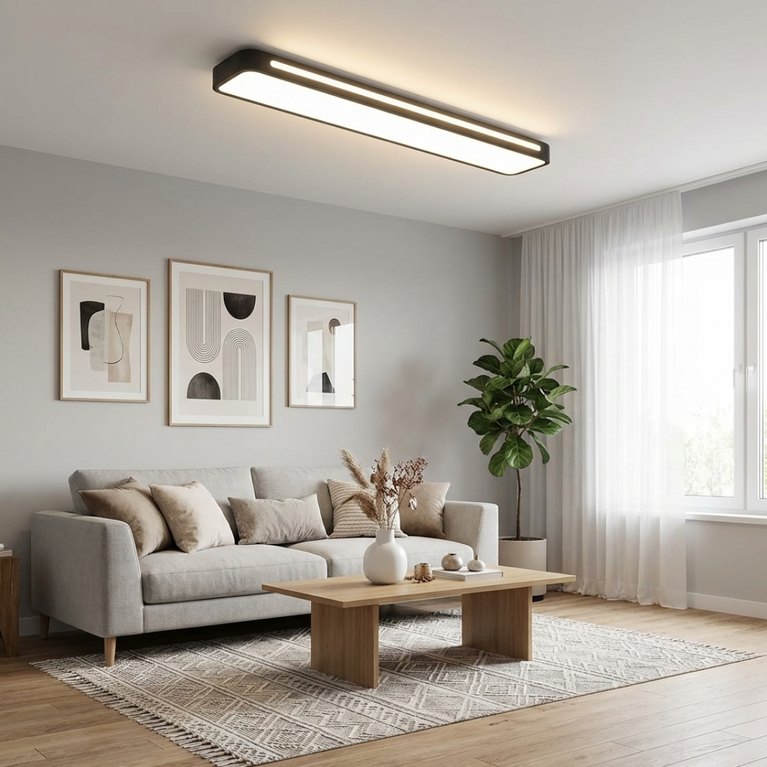 Ceiling Light | Elongated Linear Form