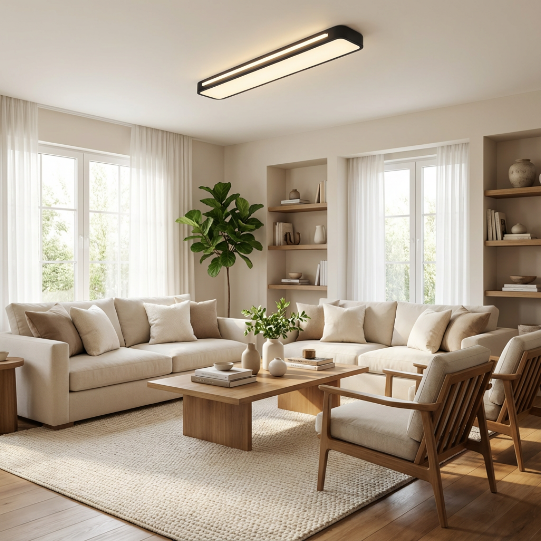 Ceiling Light | Elongated Linear Form