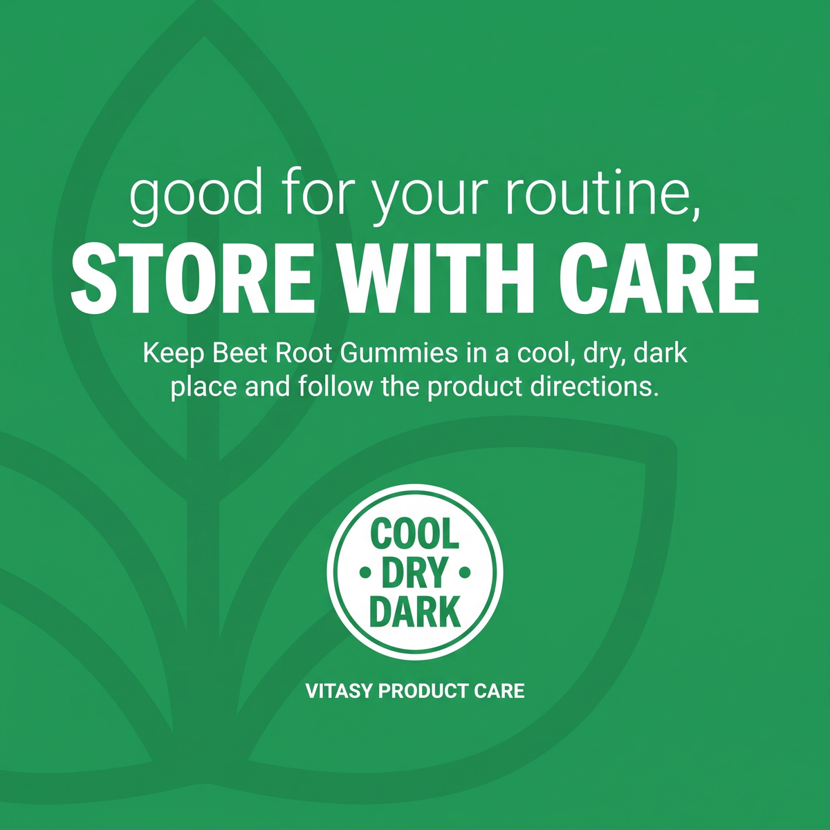 Beet Root Gummies v8 - Store with care