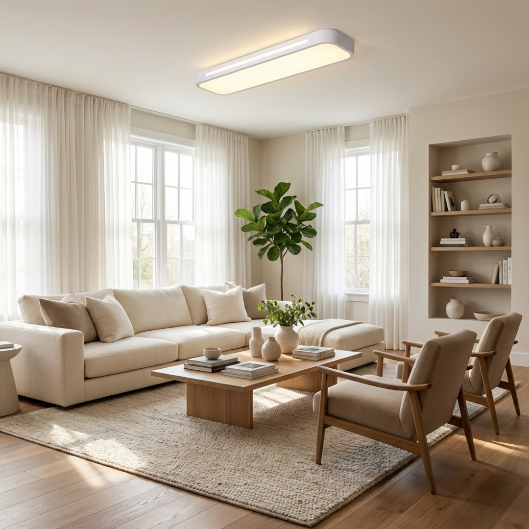 Ceiling Light | Elongated Linear Form