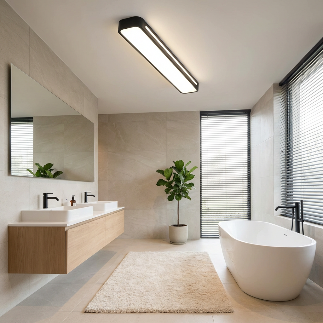 Ceiling Light | Elongated Linear Form