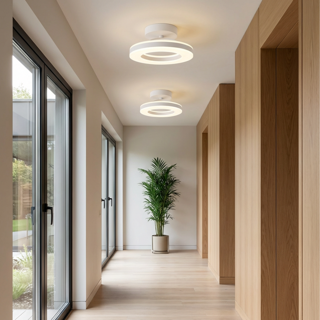 Ceiling Light | Layered Ring Structure