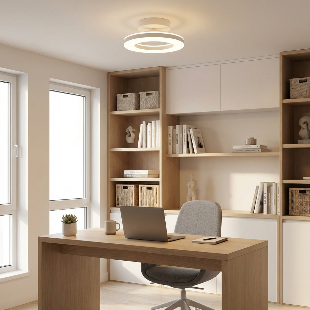 Ceiling Light | Layered Ring Structure