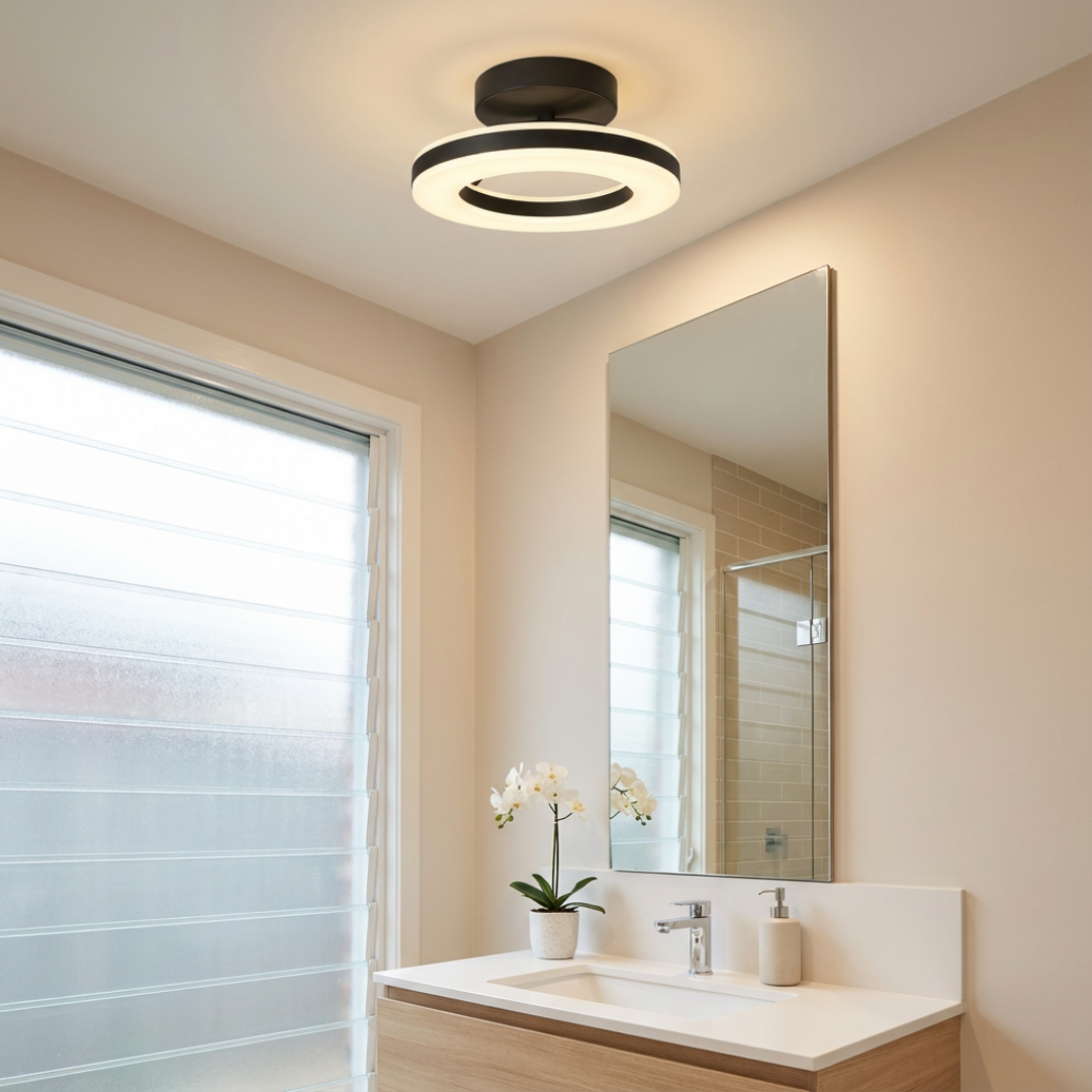 Ceiling Light | Layered Ring Structure