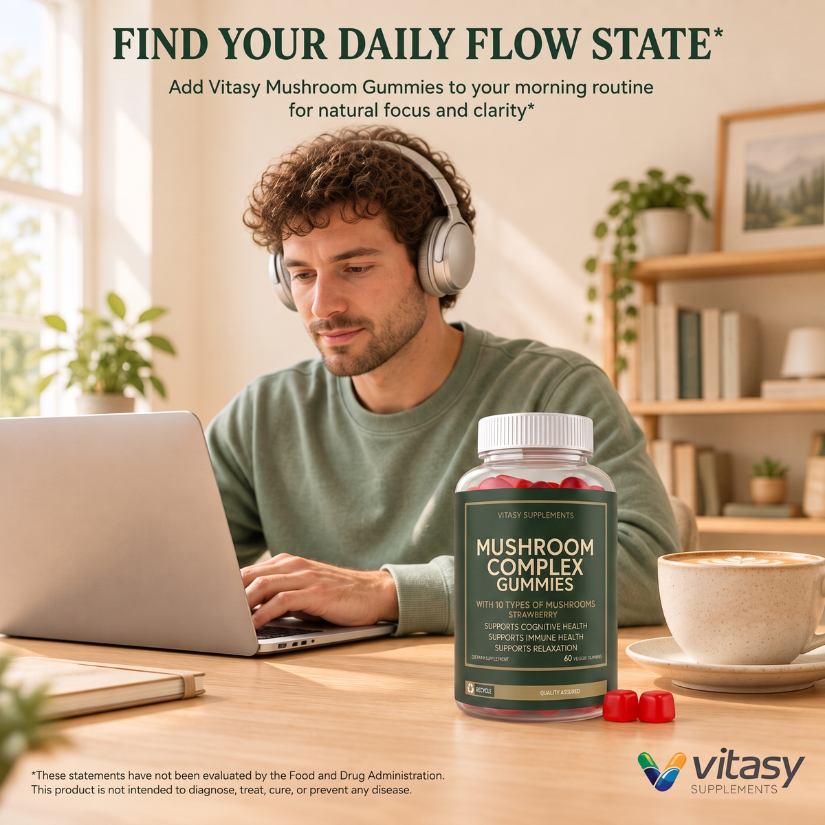 Mushroom Gummies v7 - Daily flow state lifestyle (brand style)