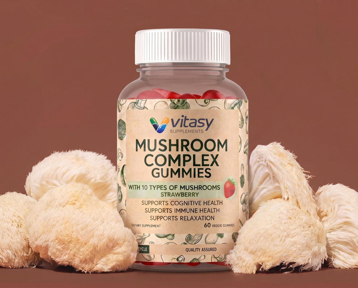 Mushroom Gummies v3 - 12 lions mane
