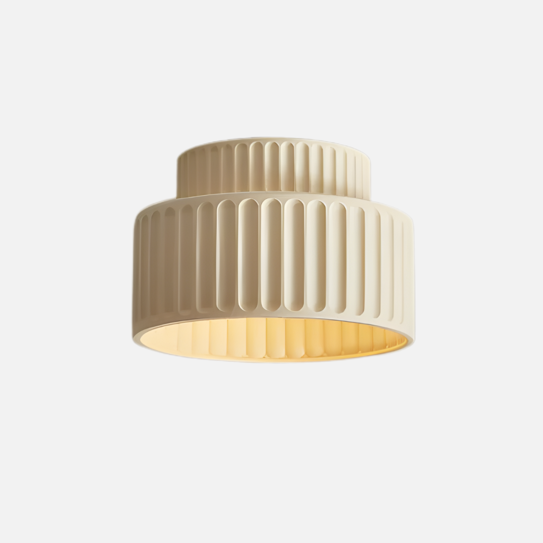 Ceiling Light | Ribbed Cylinder