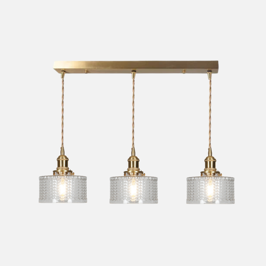 Pendant Light | Ribbed Pattern