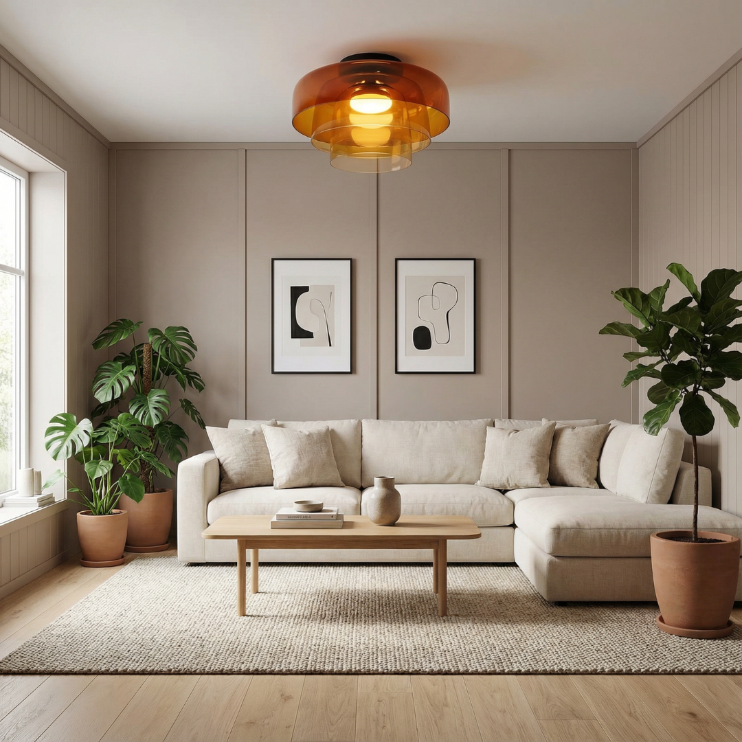 Ceiling Light | Layered Cylindrical