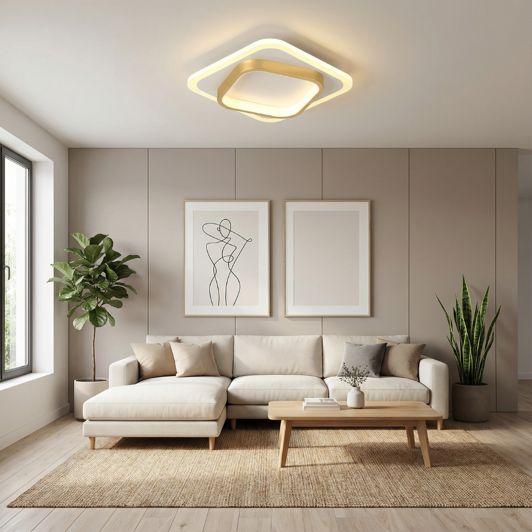 Ceiling Light | Layered Square