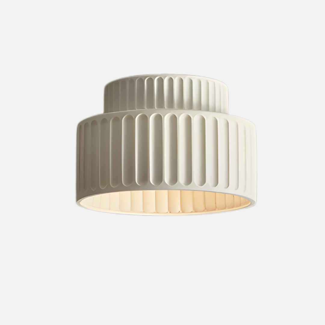 Ceiling Light | Ribbed Cylinder