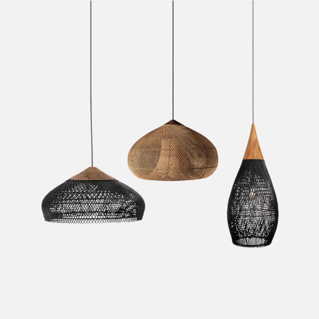 Pendant Light | Woven Shade Style