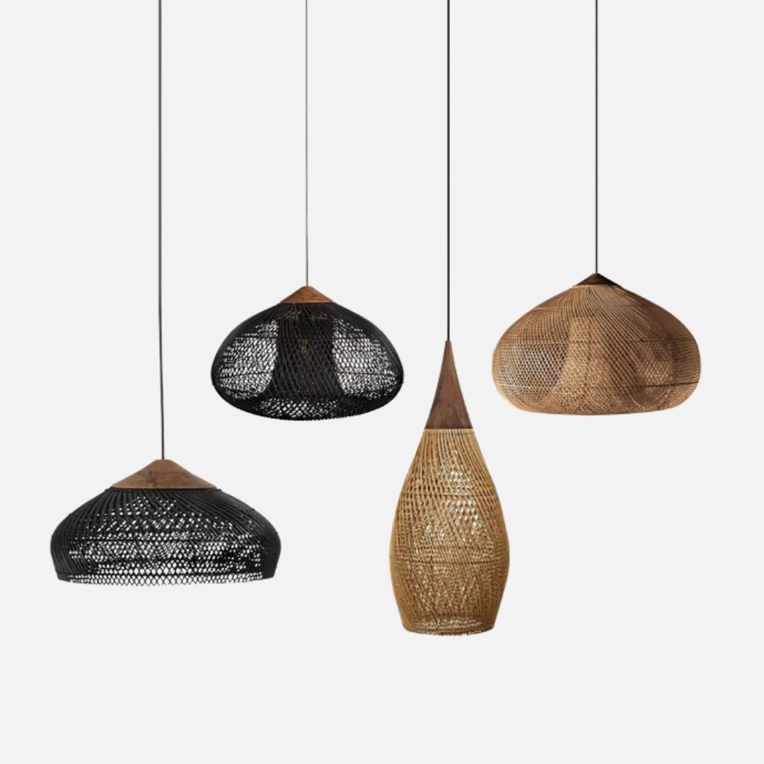 Pendant Light | Woven Shade Style