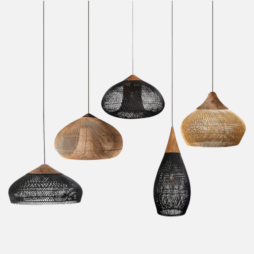 Pendant Light | Woven Shade Style