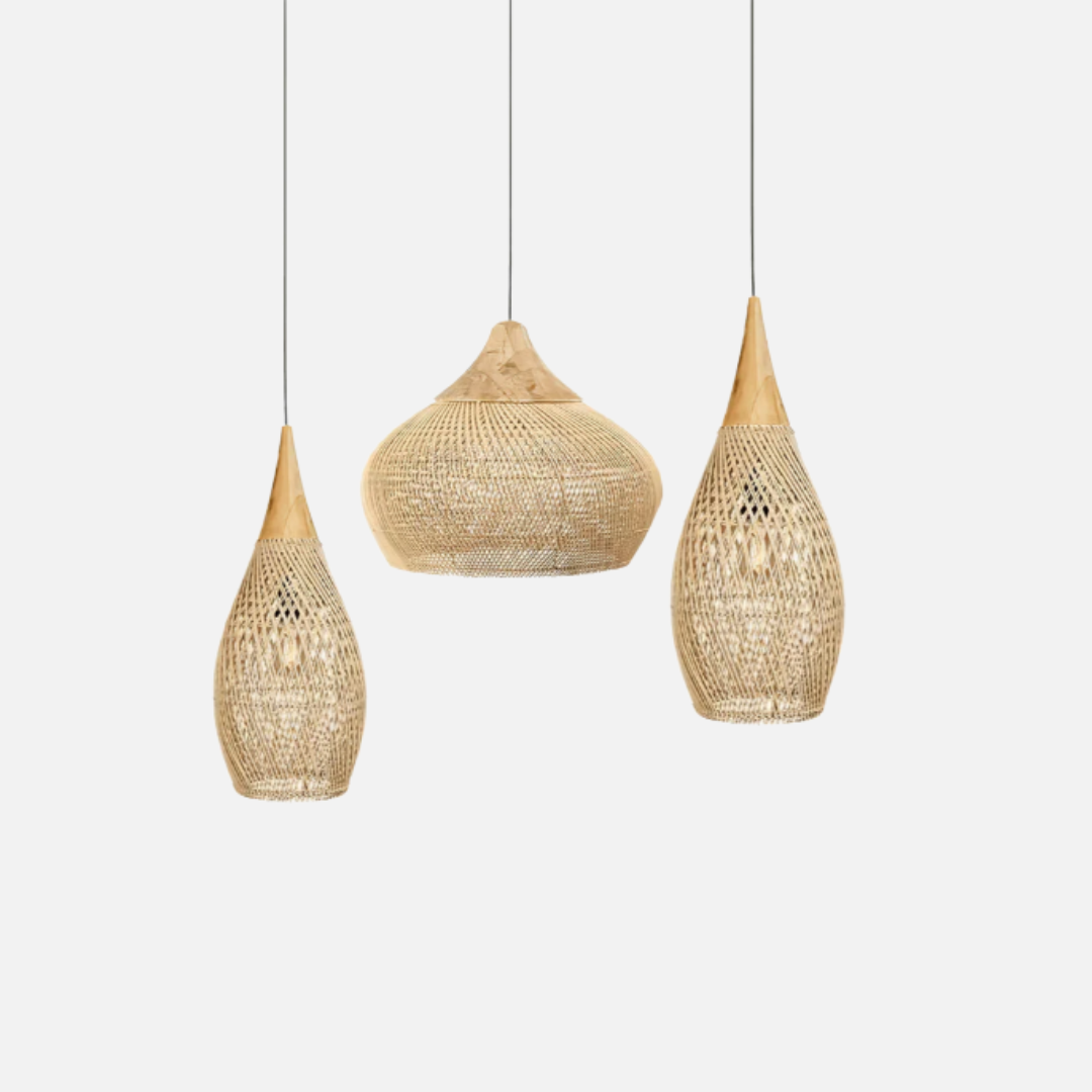 Pendant Light | Woven Shade Style
