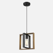 Pendant Light |  Farmhouse-style Framed Cube