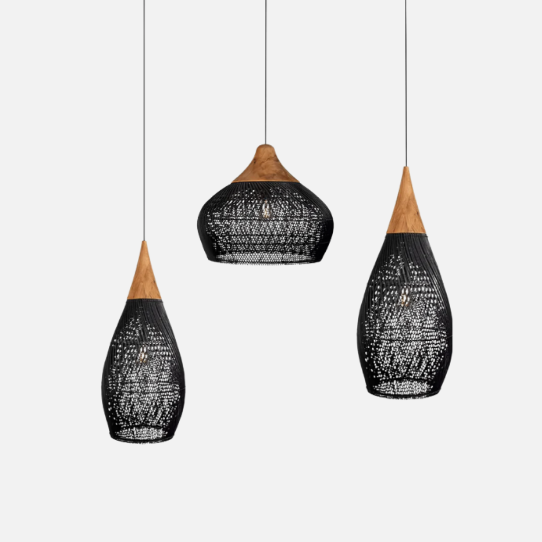 Pendant Light | Woven Shade Style