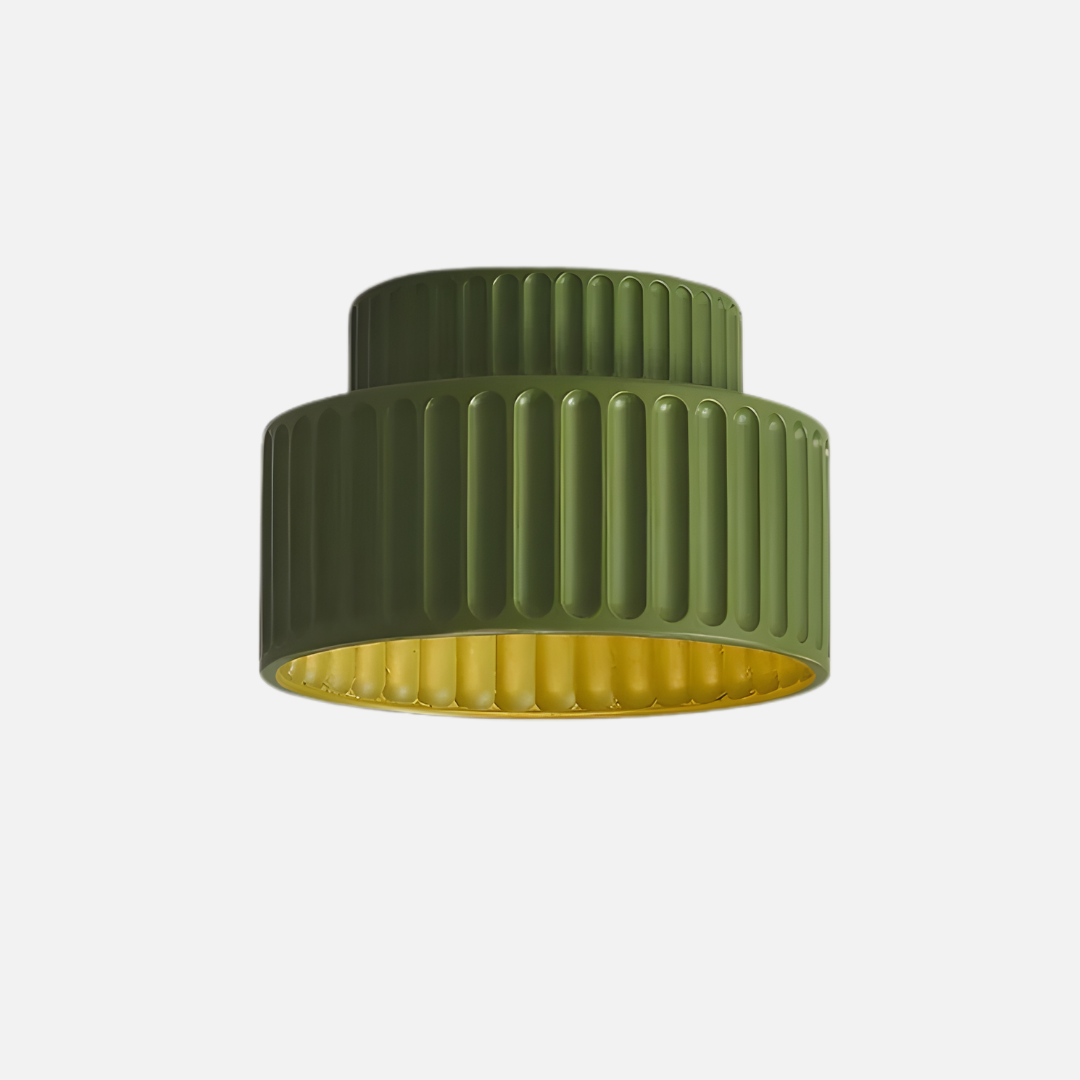 Ceiling Light | Ribbed Cylinder