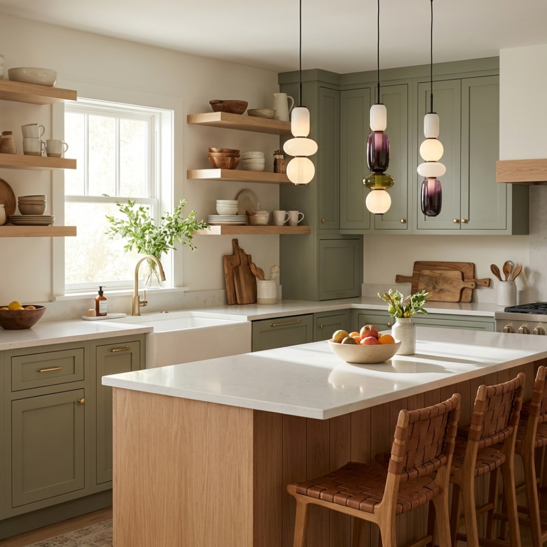 Pendant Light | Layered Shade Hanging Design