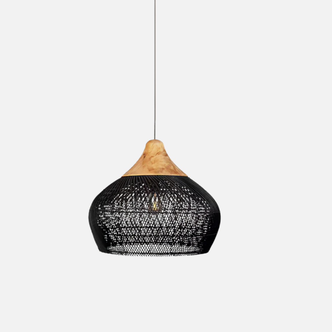 Pendant Light | Woven Shade Style