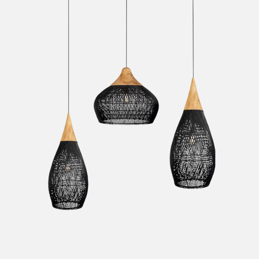 Pendant Light | Woven Shade Style