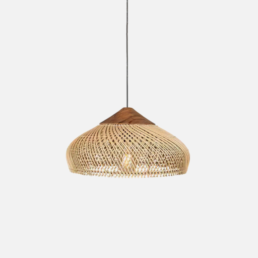 Pendant Light | Woven Shade Style