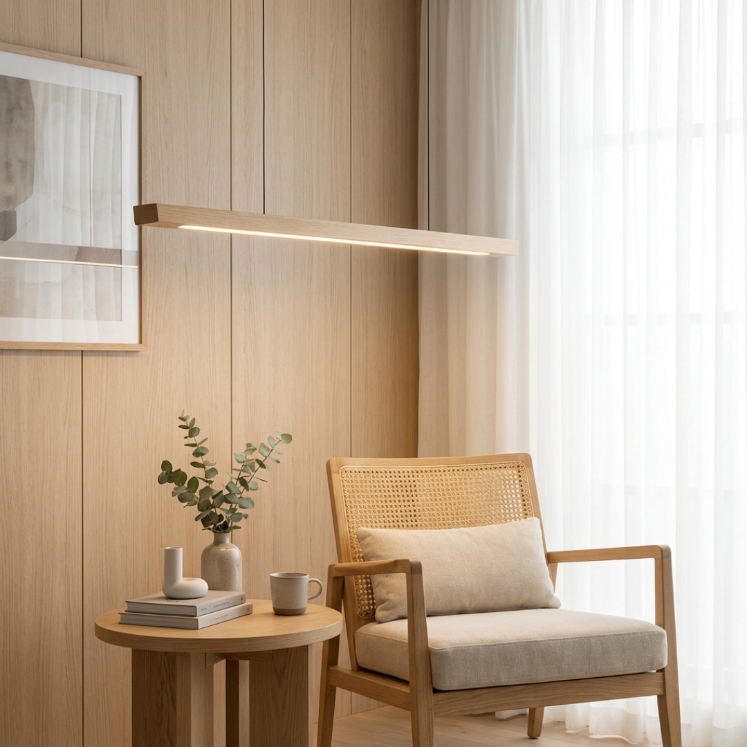 Pendant Light | Linear Bar Dual Suspension