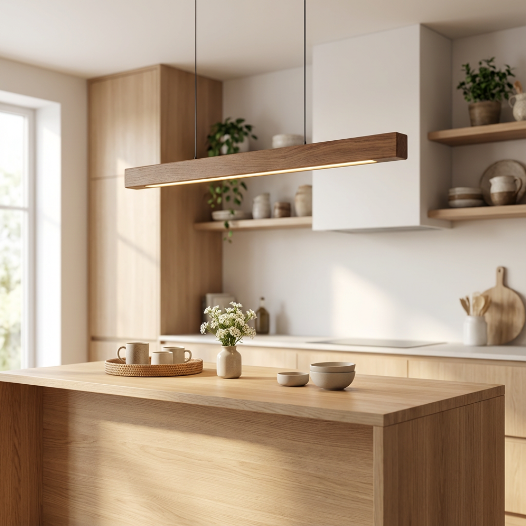 Pendant Light | Linear Bar Dual Suspension