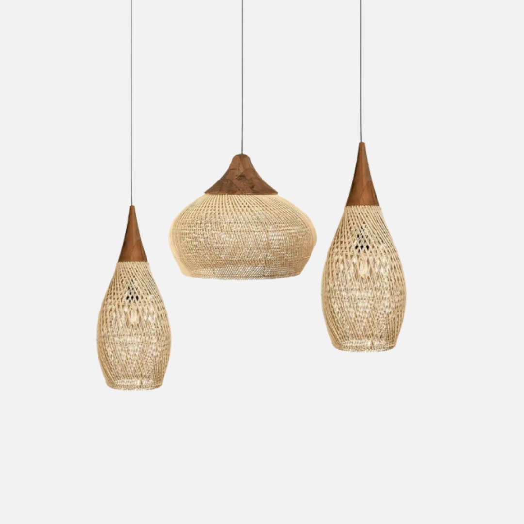 Pendant Light | Woven Shade Style