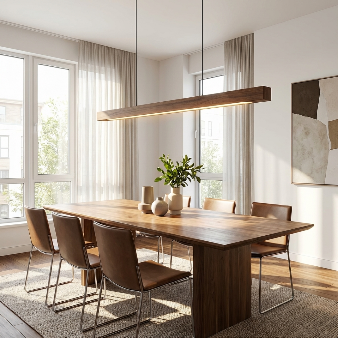 Pendant Light | Linear Bar Dual Suspension