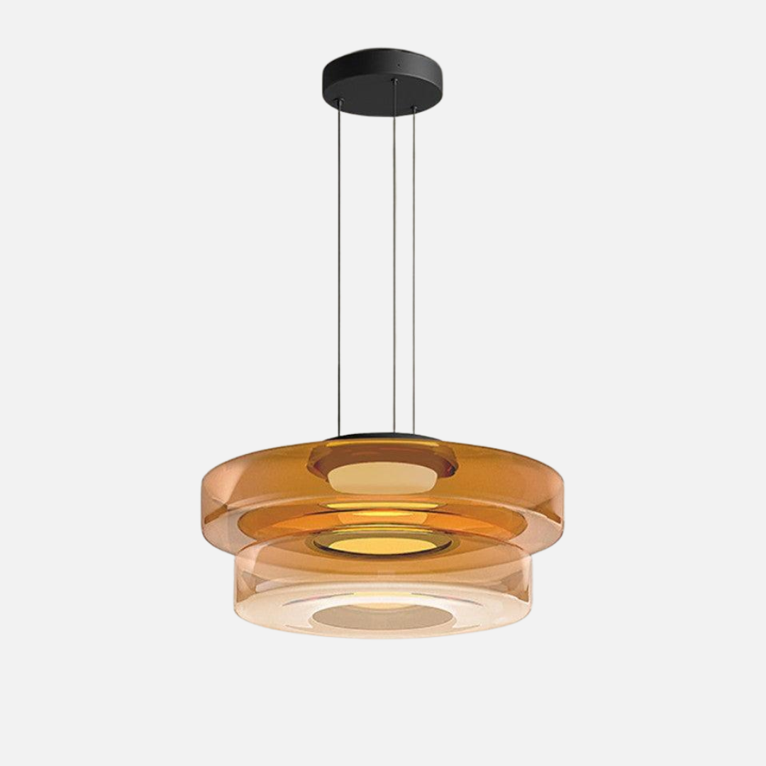 Pendant Light | Layered Disc Lamp