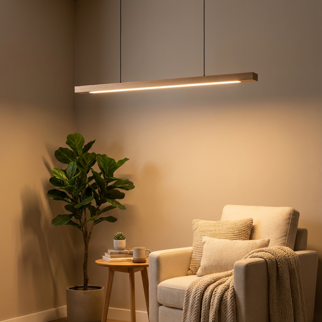 Pendant Light | Linear Bar Dual Suspension