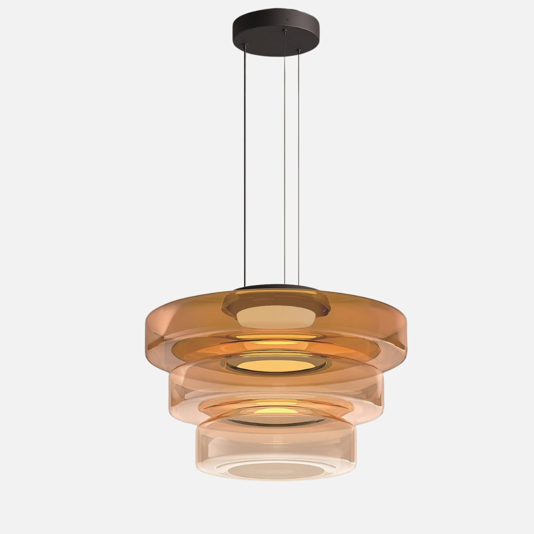 Pendant Light | Layered Disc Lamp