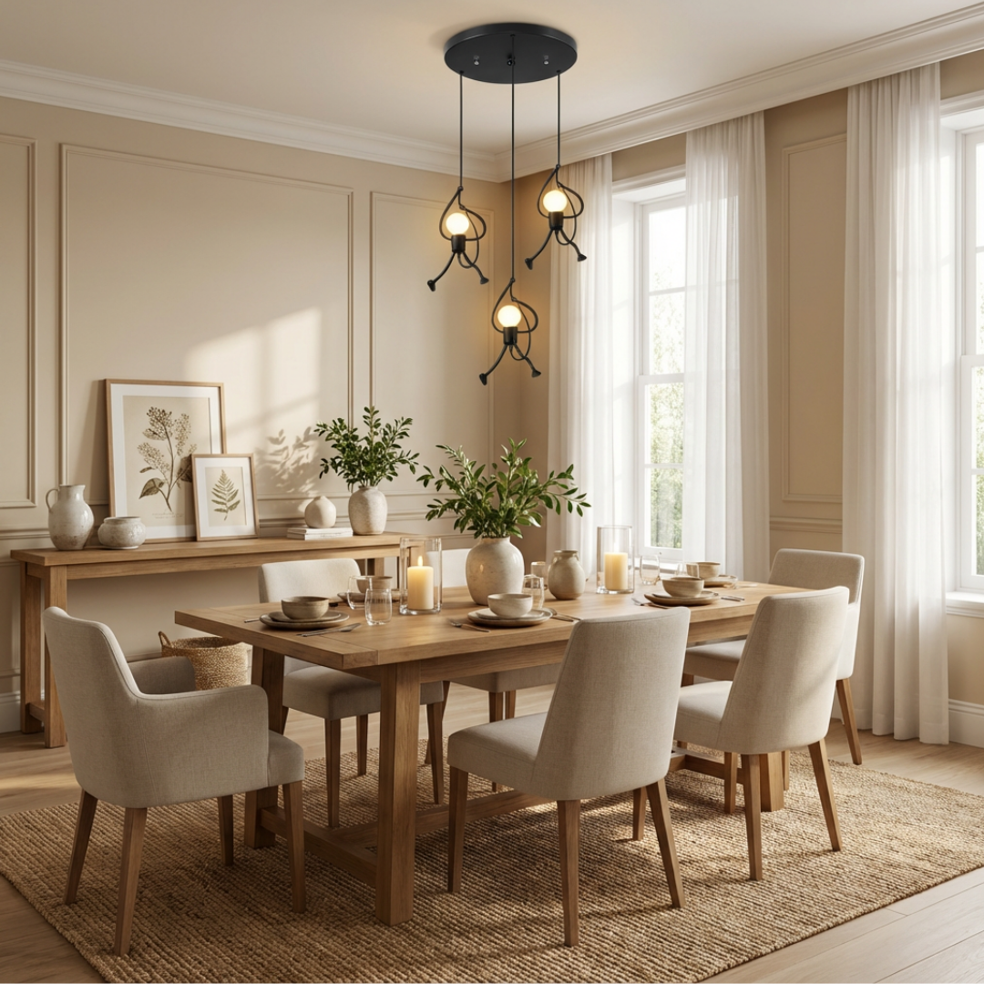 Pendant Light | Retro Figure-Shaped Character