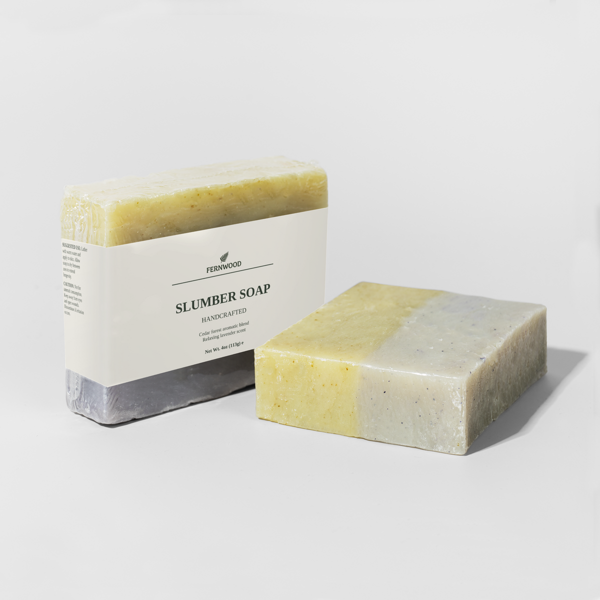 Slumber Soap 4 oz handmade bar, unwrapped