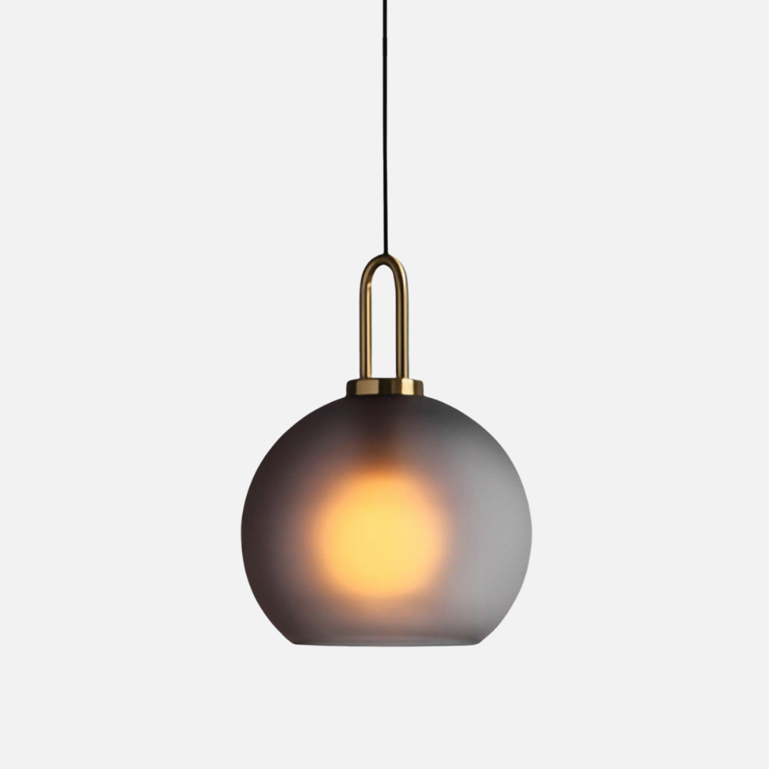 Pendant Light | Capsule Shape Transparent Glass Shade