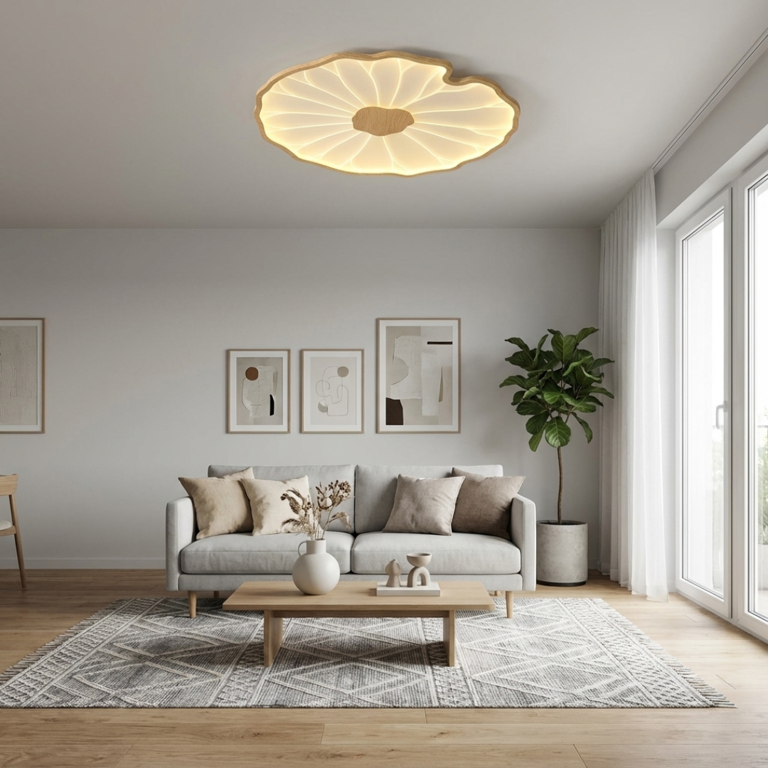 Ceiling Light | Lotus Leaf Form
