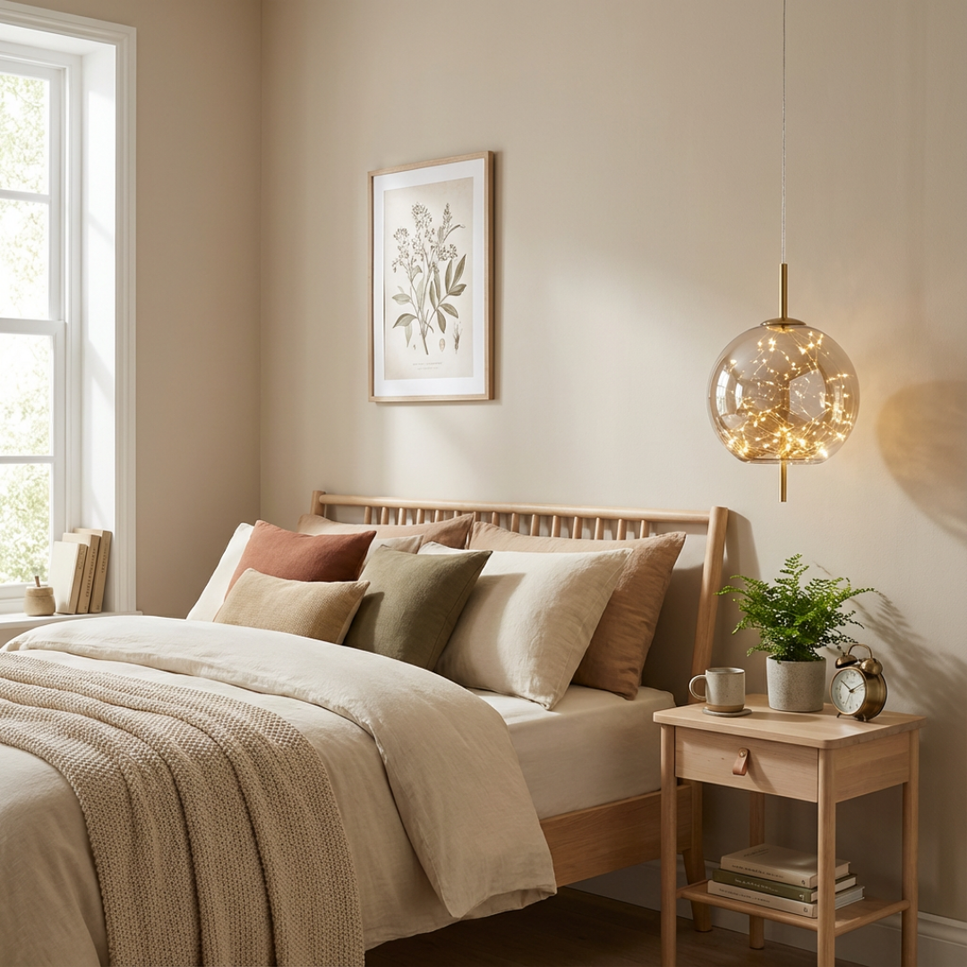 Pendant Light | Enclosed Glass Design
