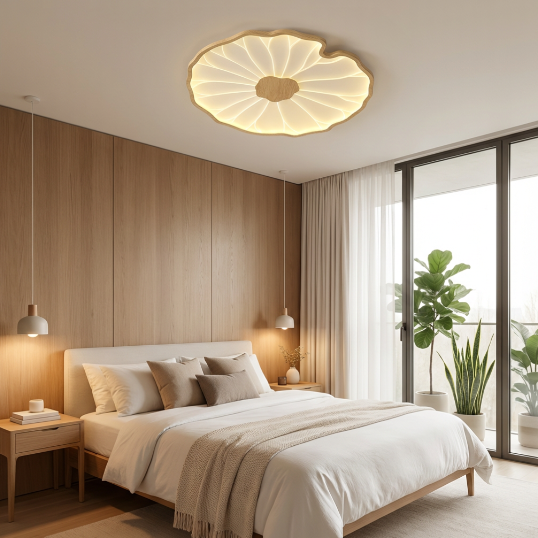 Ceiling Light | Lotus Leaf Form