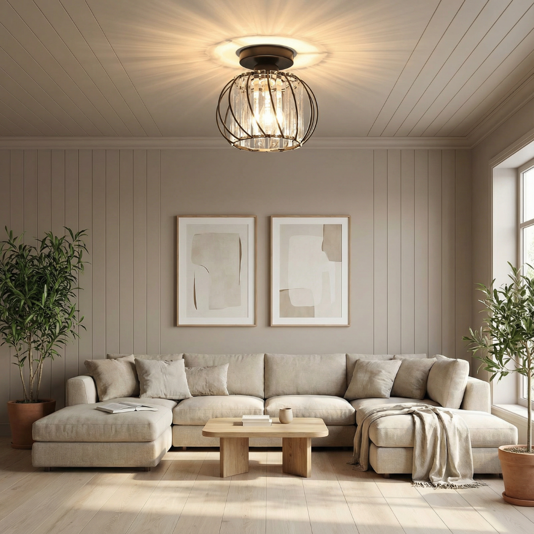 Ceiling Light | Spiral Frame