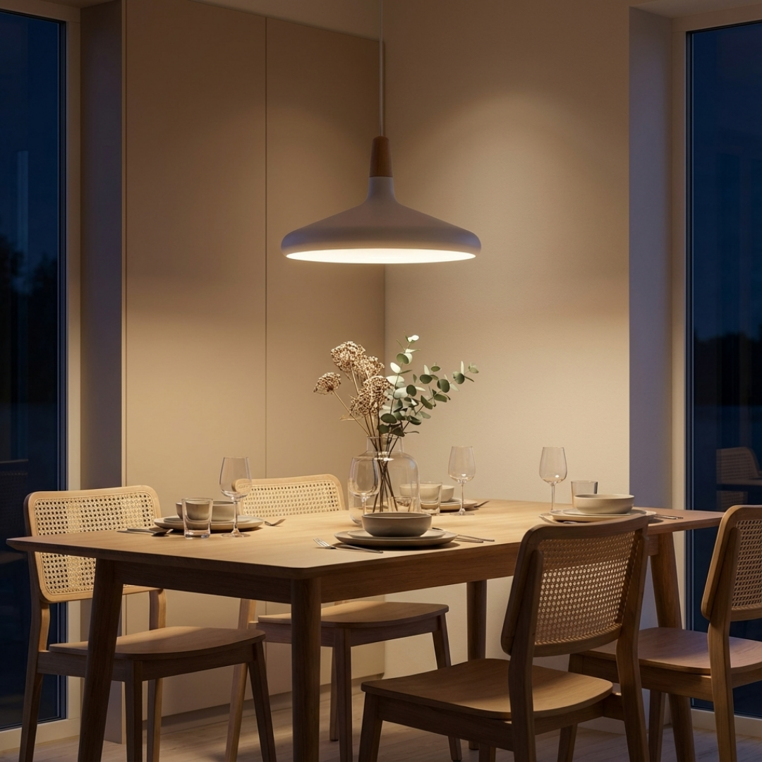 Pendant Light | Cone Shade Single Cable Suspension
