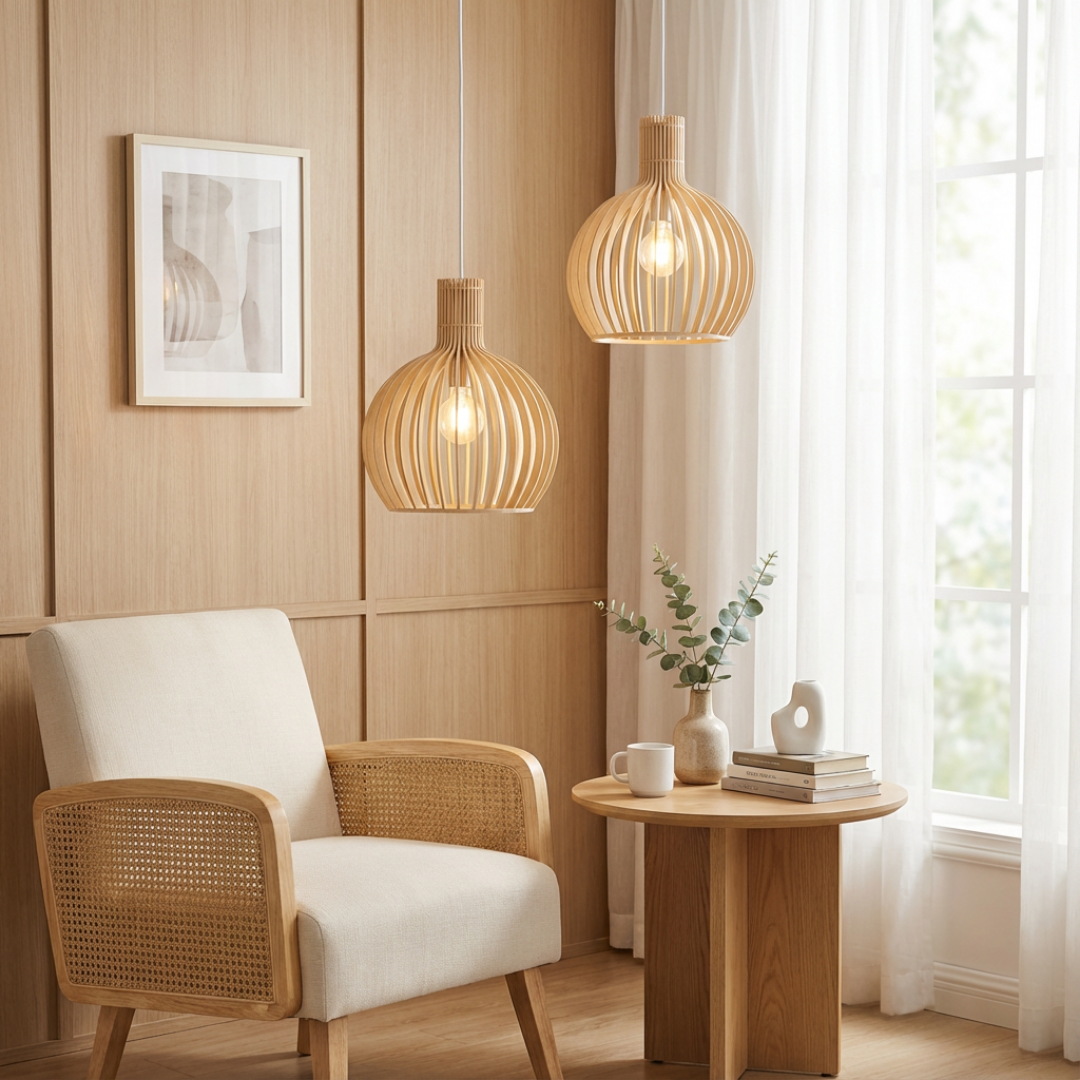 Pendant Lamp | Rounded Cage Structure